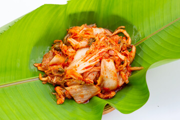 Kimchi, Korean dish of spicy fermented vegetables