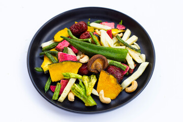 Crispy fruits vegetables, Delicious snacks