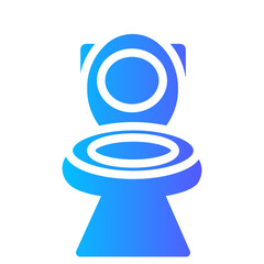 toilet gradient icon