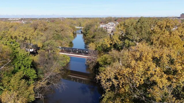 Brown Line Train Albany Park