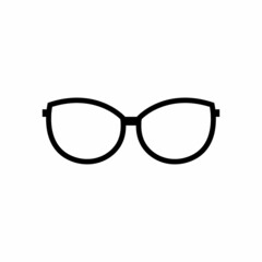 Glassess icon vector flat design