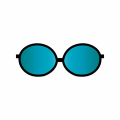 Glassess icon vector flat design