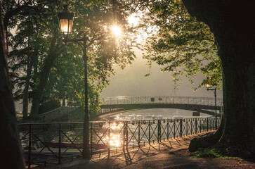 Annecy, le pont des Amours 