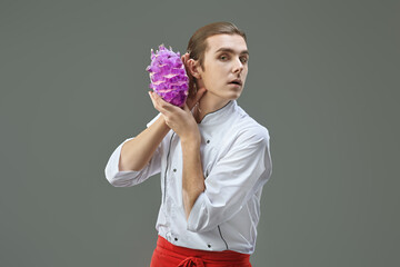 kohlrabi and sophisticated chef