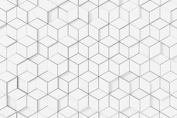 Modern tile wall. Darkness background design. 3D rendering.