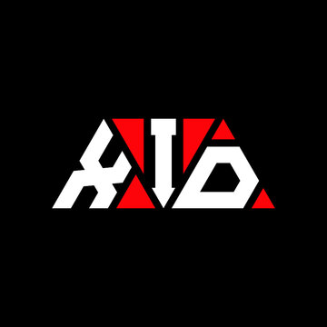 XID triangle letter logo design with triangle shape. XID triangle logo design monogram. XID triangle vector logo template with red color. XID triangular logo Simple, Elegant, and Luxurious Logo...