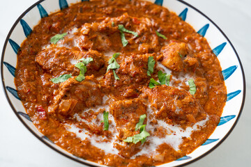 chicken tikka masala spicy curry meat food
