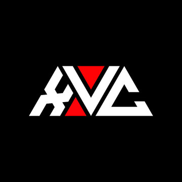 XVC triangle letter logo design with triangle shape. XVC triangle logo design monogram. XVC triangle vector logo template with red color. XVC triangular logo Simple, Elegant, and Luxurious Logo...
