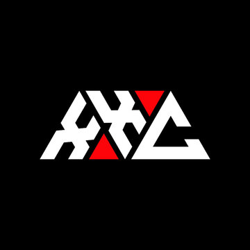 XXC triangle letter logo design with triangle shape. XXC triangle logo design monogram. XXC triangle vector logo template with red color. XXC triangular logo Simple, Elegant, and Luxurious Logo...
