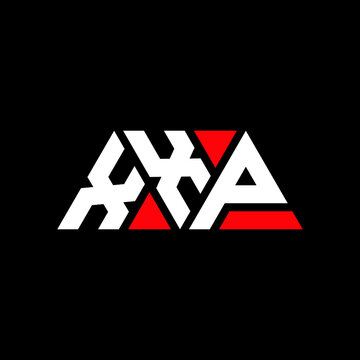 XXP triangle letter logo design with triangle shape. XXP triangle logo design monogram. XXP triangle vector logo template with red color. XXP triangular logo Simple, Elegant, and Luxurious Logo...