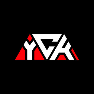 YCK triangle letter logo design with triangle shape. YCK triangle logo design monogram. YCK triangle vector logo template with red color. YCK triangular logo Simple, Elegant, and Luxurious Logo...