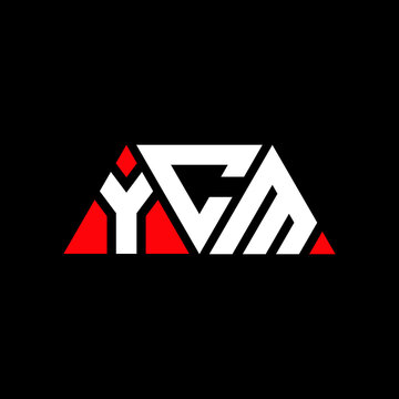 YCM triangle letter logo design with triangle shape. YCM triangle logo design monogram. YCM triangle vector logo template with red color. YCM triangular logo Simple, Elegant, and Luxurious Logo...