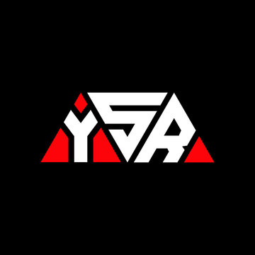 YSR triangle letter logo design with triangle shape. YSR triangle logo design monogram. YSR triangle vector logo template with red color. YSR triangular logo Simple, Elegant, and Luxurious Logo...