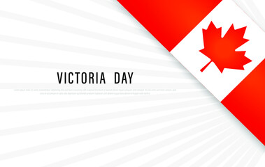 Fototapeta na wymiar Happy Victoria day, vector illustration.