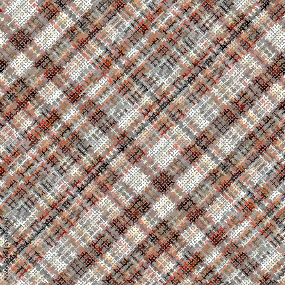 Poster Imitation of a texture of rough canvas. Seamless pattern.