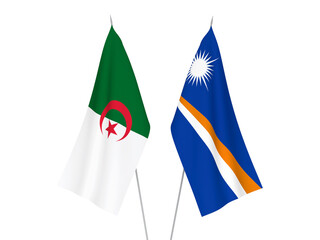 Algeria and Republic of the Marshall Islands flags