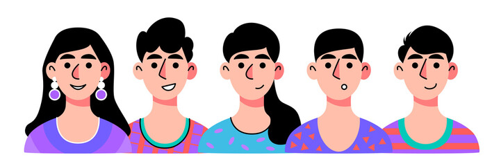 Group of people gathering together