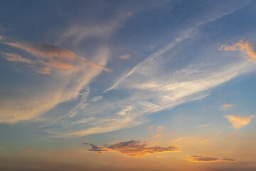 優しい夕空