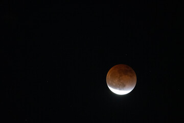 Eclipse lunar 16 de mayo  vista desde México