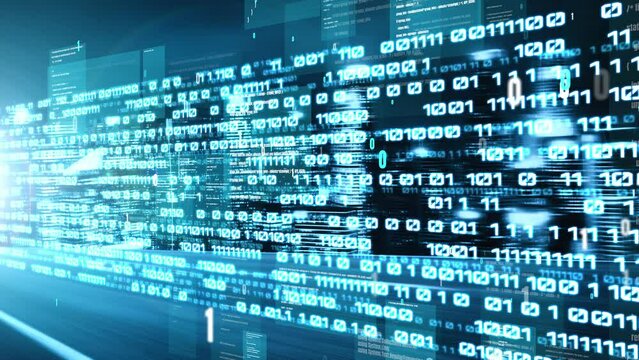 Software development, application programming code and tacit computer coding . Concept of smart digital transformation and technology disruption that changes global trends in new information era .