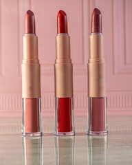 three lipsticks