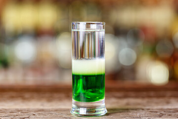 Green Mexican cocktail