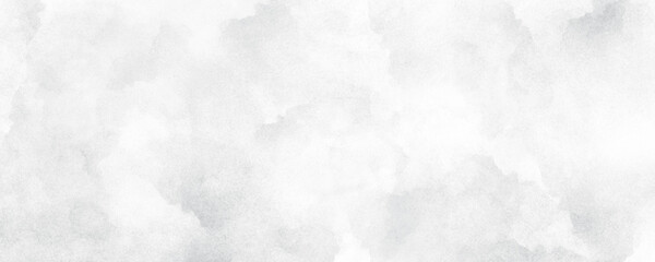 Abstract white grunge background with grey shades watercolor