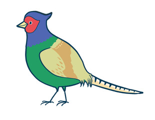 キジのイラスト