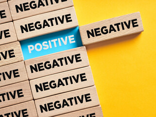 The dilemma between positive and negative.