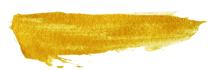 Gold brush stroke illustration