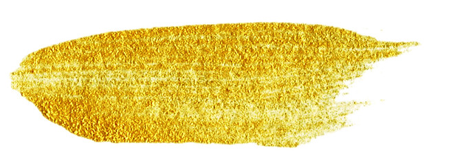 Gold brush stroke illustration