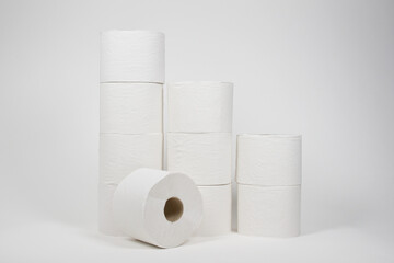 Papier toilette en rouleaux