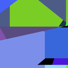 Fototapeta premium Geometric abstraction generative art background art illustration