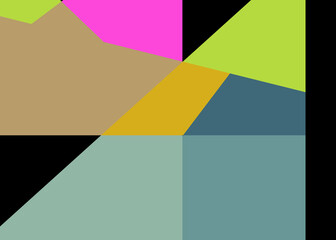 Obraz premium Geometric abstraction generative art background art illustration