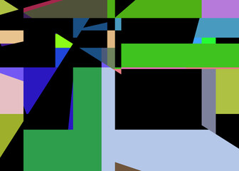 Geometric abstraction generative art background art illustration