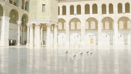 interior of a mosque The Umayyad Mosque 