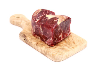 Cecina de Leon, salted and air dried beef from Leon province, local speciality
