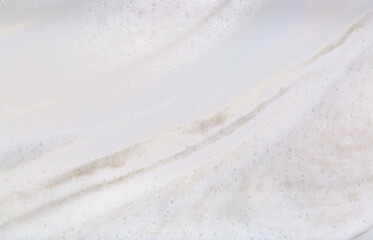 Background Stone wall, white background with abstract gray stains of epoxy. Beautiful marble and...