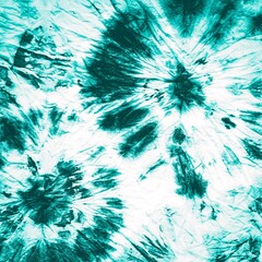 Hypnosis Pattern. Jade Ink Spiral. Black Dye