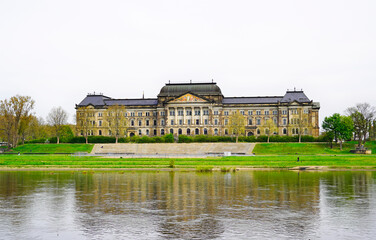 Old historic building in Dresden.
