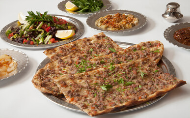  Turkish Pide - Konya Etli Ekmek Kebab with Minced Meat.