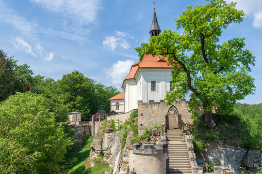 Valdstejn Castle in Bohemian Paradise near Turnov Czech Republic