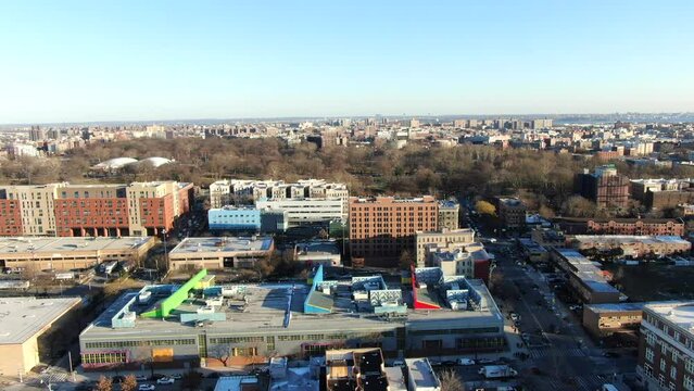 Orbit Shot of Bathgate High School in the Bronx - Pt. 1