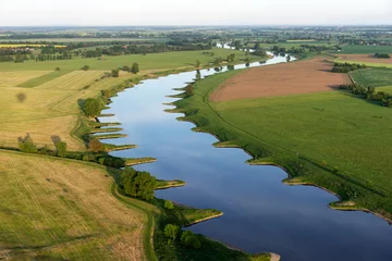 Elbe bei Torgau von oben gesehen © kelifamily