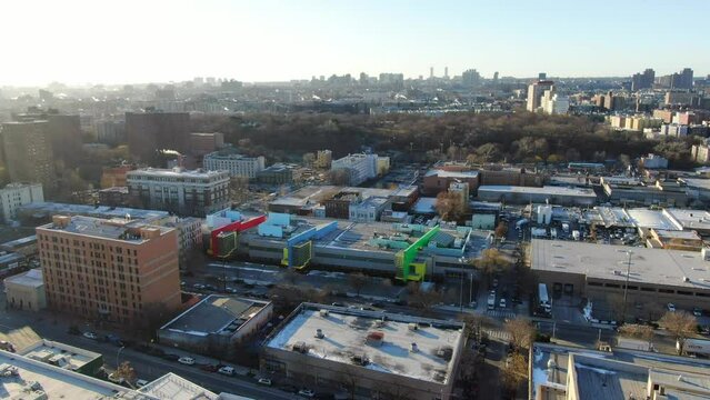 Orbit Shot of Bathgate High School in the Bronx - Pt. 3