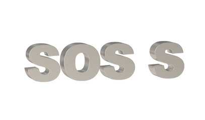 Somalian shilling, SOS, currency of Somalia in metallic Silver 