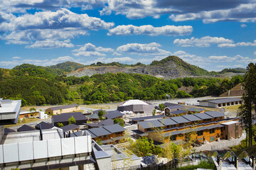 日本のVisonにあるホテルからの眺め