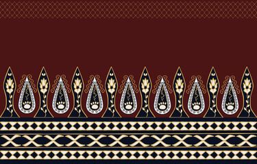 Ajrakh block print Pattern and batik print Pattern Background ,digital printing textile