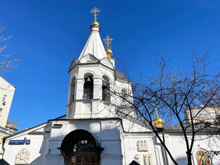 Fototapeta na wymiar Church of the Ascension of the Lord on Bolshaya Nikitskaya in Moscow, 16th century