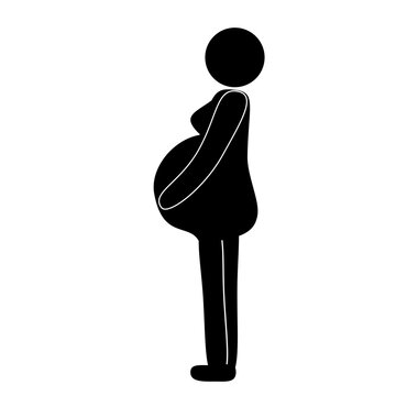 recommend clip art: 妊婦のアイコン